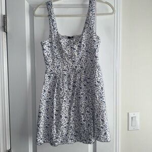 Floral Print Sleeveless Dress